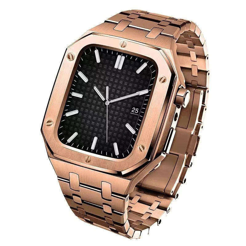 Luxora AP9006 316L Stainless Steel Band Case Retrofit Kit For Apple Watch