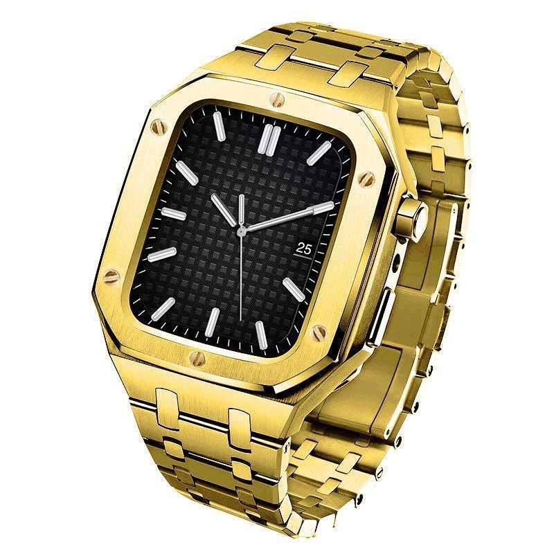 Luxora AP9006 316L Stainless Steel Band Case Retrofit Kit For Apple Watch