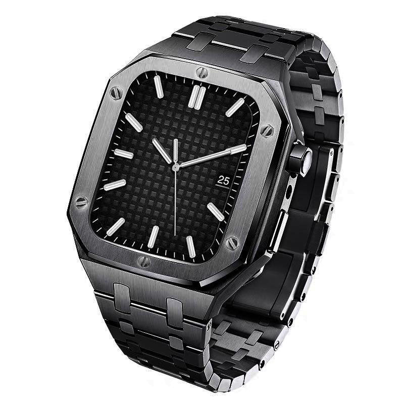Luxora AP9006 316L Stainless Steel Band Case Retrofit Kit For Apple Watch