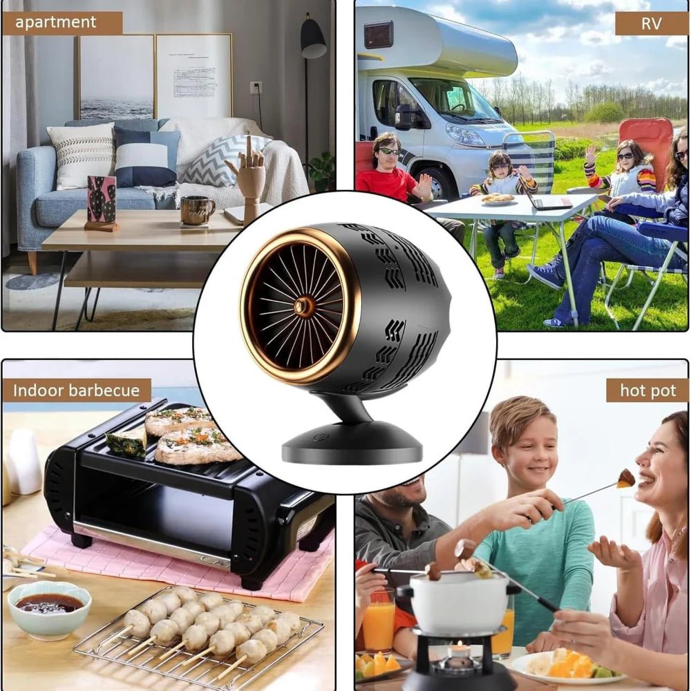 Royaleva Compact Portable Range Hood Cooker Exhaust Fan