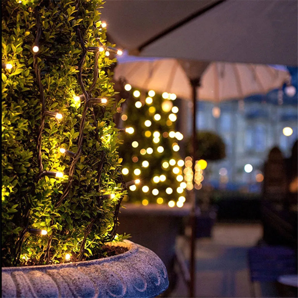 20/50/100/200LEDS Solar Lights Outdoor Fairy Garland Lights Christmas Party Decorations, Halloween Decorations Lights Outdoor 3