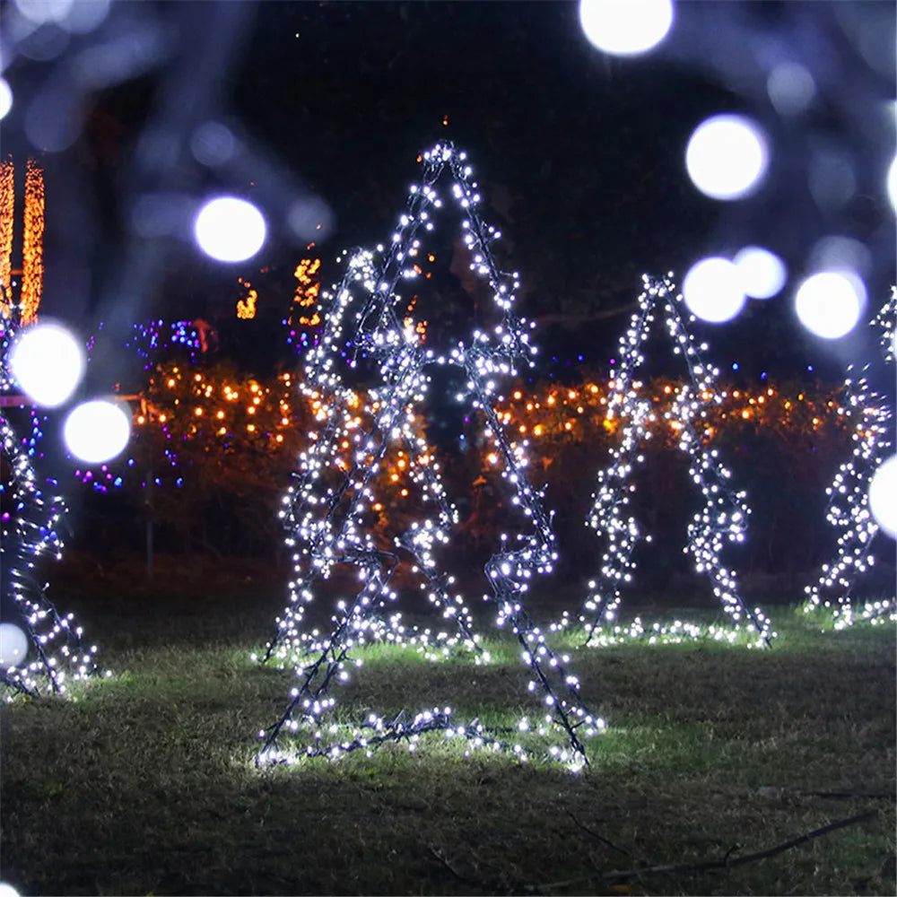 20/50/100/200LEDS Solar Lights Outdoor Fairy Garland Lights Christmas Party Decorations, Halloween Decorations Lights Outdoor 5