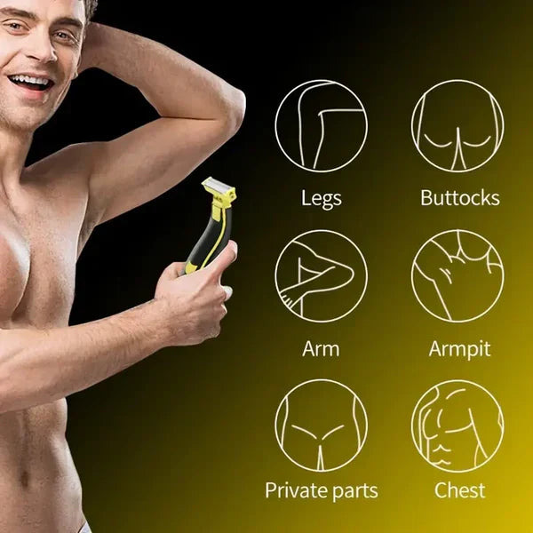 RoyaleGlow Men's Rechargeable Wet And Dry Electric Shaver And Trimmer