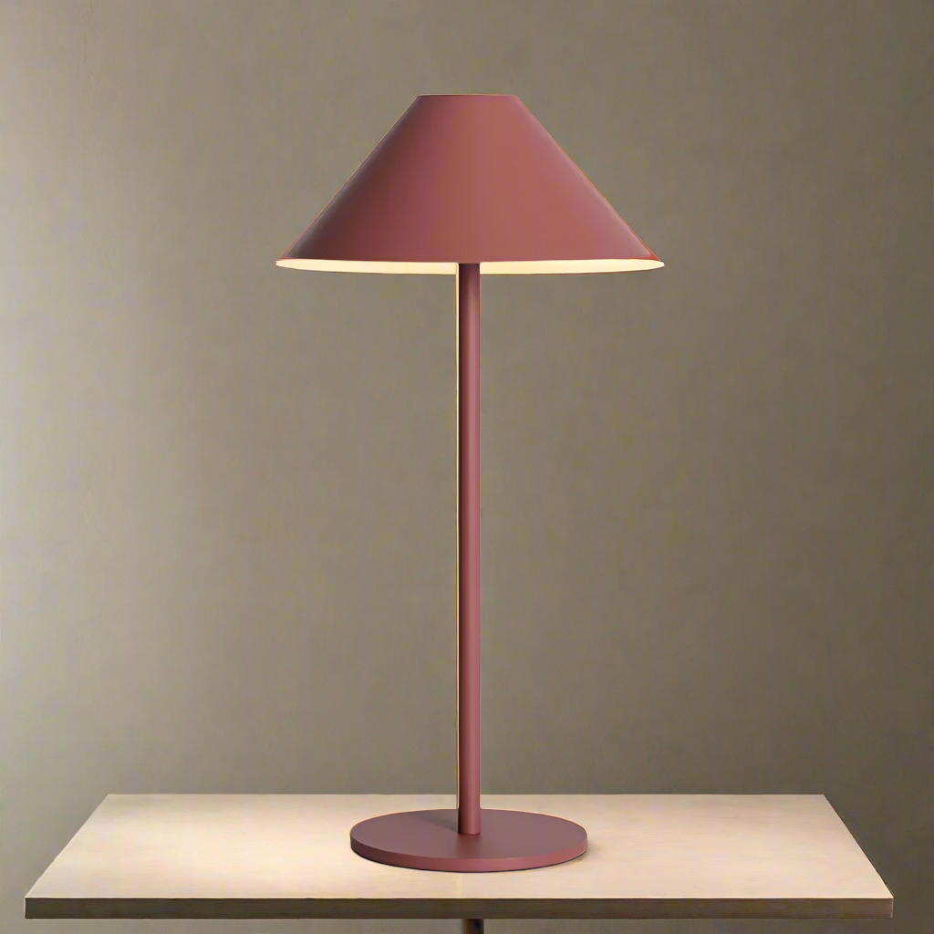 Royelux Cordless Cone Lamp - Dimmable & Waterproof - Terracotta / Medium