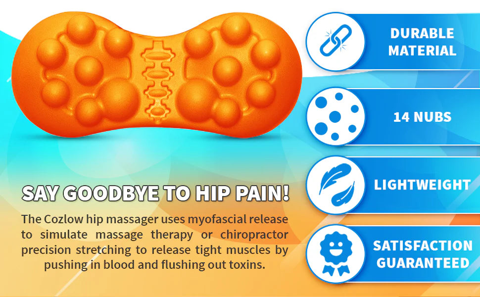 RoyaleGlow Hip Massager for Targeted Pain Relief Therapy