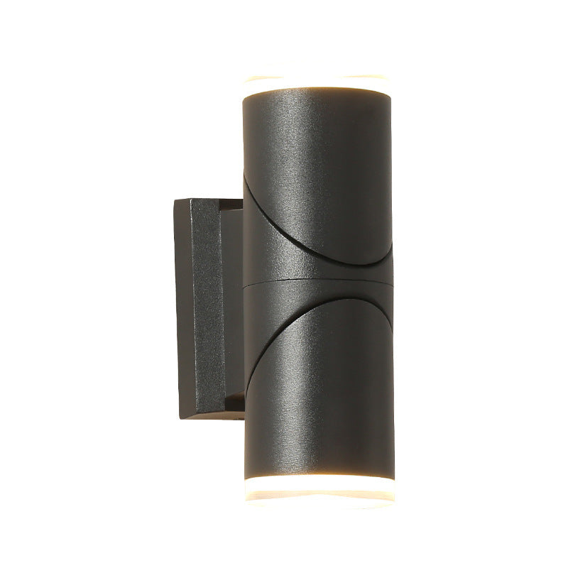 RoyaleGlow Swivel Outdoor Wall Sconce- 13W IP54 Up/Down LED for Porch & Patio