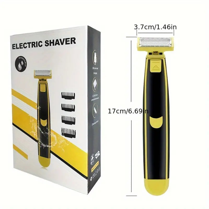 RoyaleGlow Men's Rechargeable Wet And Dry Electric Shaver And Trimmer