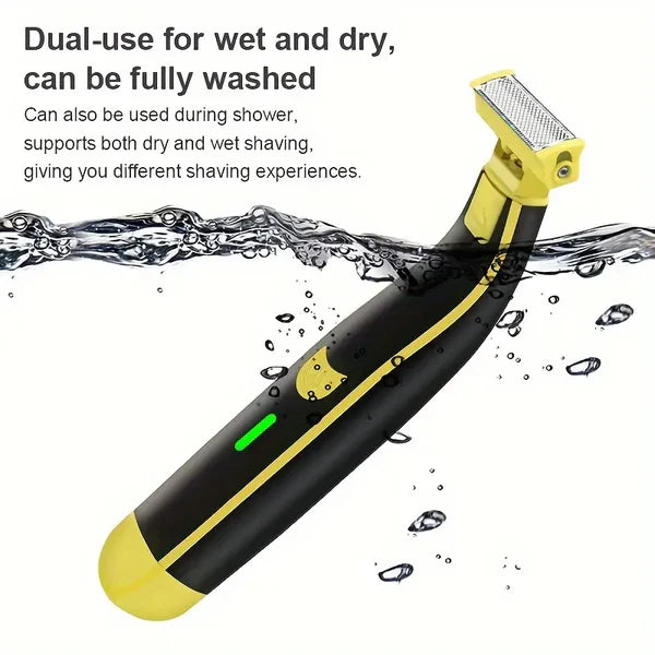 RoyaleGlow Men's Rechargeable Wet And Dry Electric Shaver And Trimmer