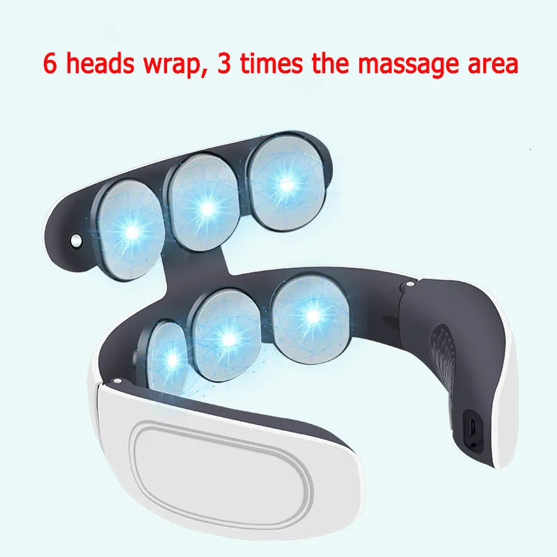 RoyaleGlow Smart 6 Head Neck and Shoulder Massager