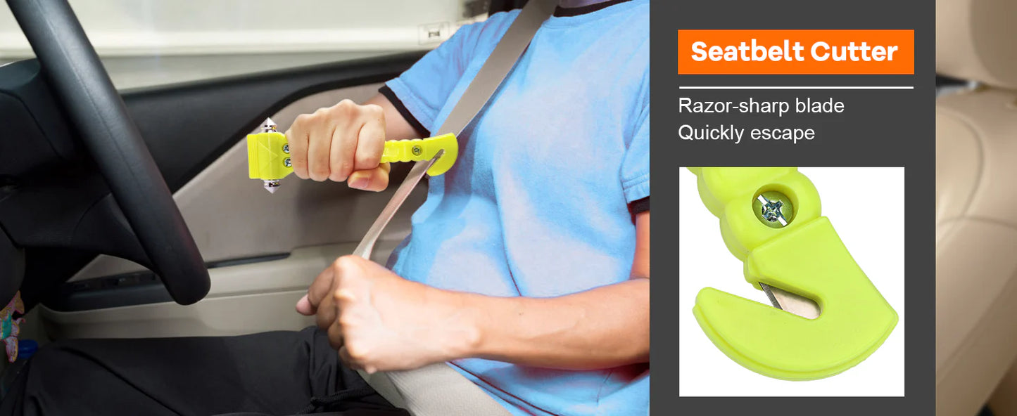 Luxora Car Safety Hammer Set Of 2 Emergency Escape Tool
