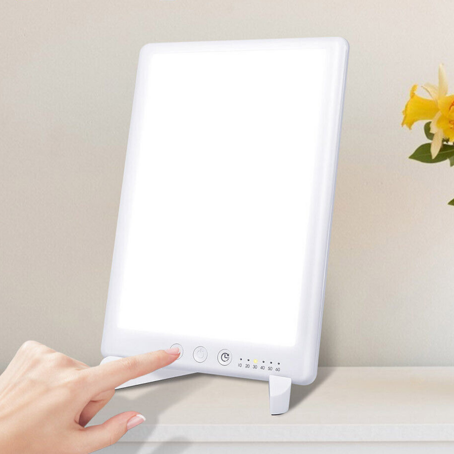 RoyaleGlow Powerful Compact Seasonal Sadness Bright Sun Therapy Lamp Light