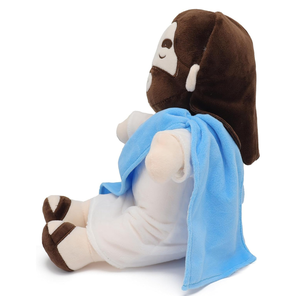 RoyaleGlow Breathing Jesus Soothing Plushie for Sleep Aid