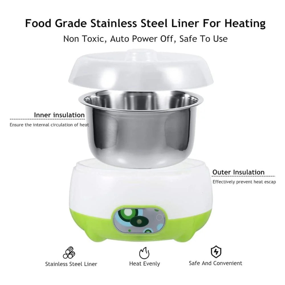 RoyaleGlow Mini Electric Probiotic DIY Yogurt Maker 1L