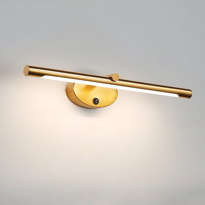 Royelux Modern Black LED Bathroom Vanity Light with Integrated Switch