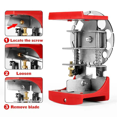 RoyaleGlow Universal Handheld Quick Strippers - Machine Combo with 10 Blades