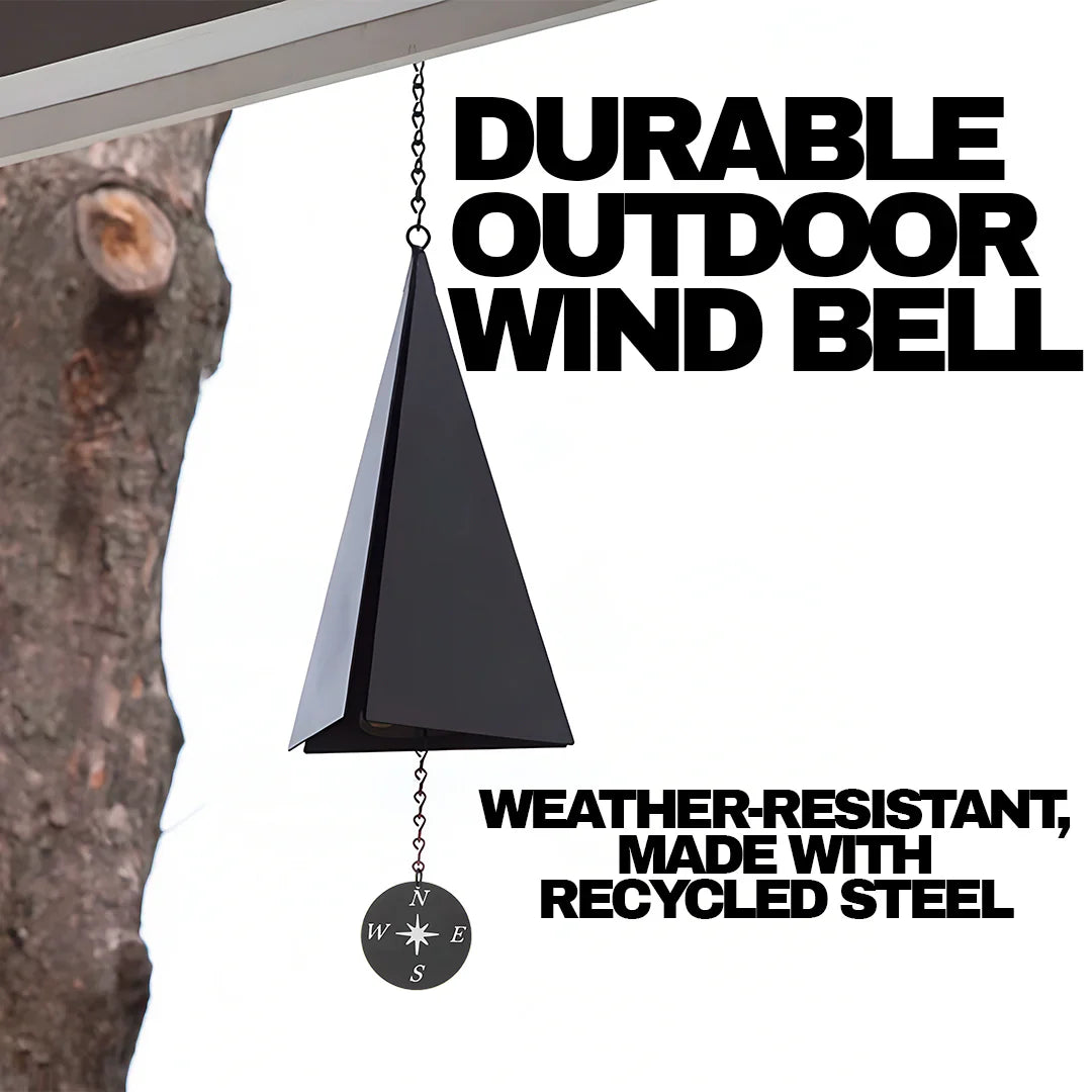 RoyaleGlow Door County Wind Bell with Compass Windcatcher