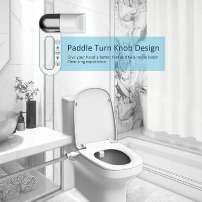 RoyaleGlow Ultra-Thin Bidet Attachment for Toilet