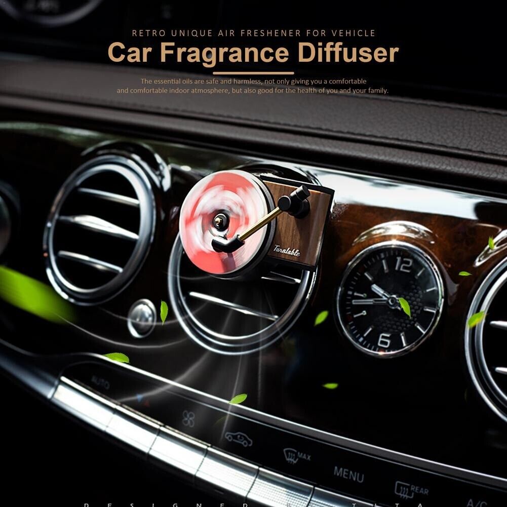 RoyaleGlow Vintage Record Car Freshner for Stylish Scents