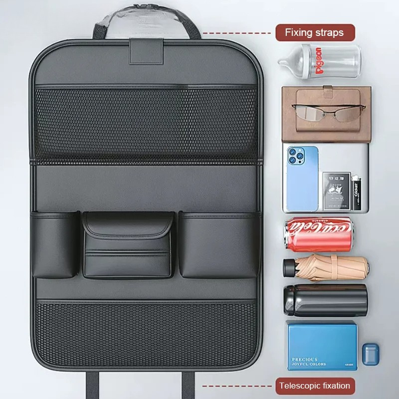 Luxora Car Back Seat Organizer With Tablet Holder Tray