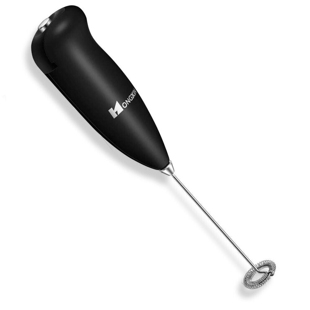 RoyaleGlow Electric Milk Frother for Creamy Foam