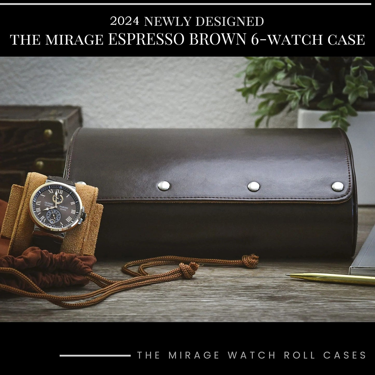 Luxora Premium Watch Travel Case for Secure Storage