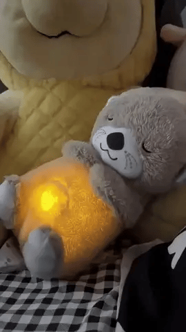 Royaleva Interactive Teddy Bears with Soothing Lights and Sounds