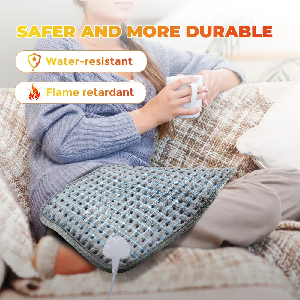 30x60cm Electric Heating Pad Multi-functional Hot Heated Pad for Back Legs Hands Warmer Rapid Temperature Rise Heated Pad 2