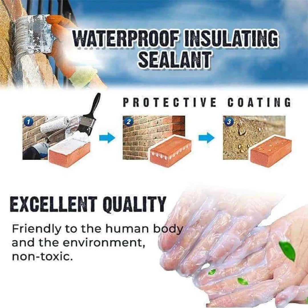 LuxRoyale Waterproof Insulating Sealant + Free Brush 50g