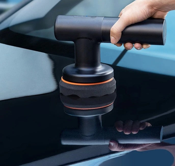 RoyaleGlow Cordless Dual Action Car Polisher for Easy Shine