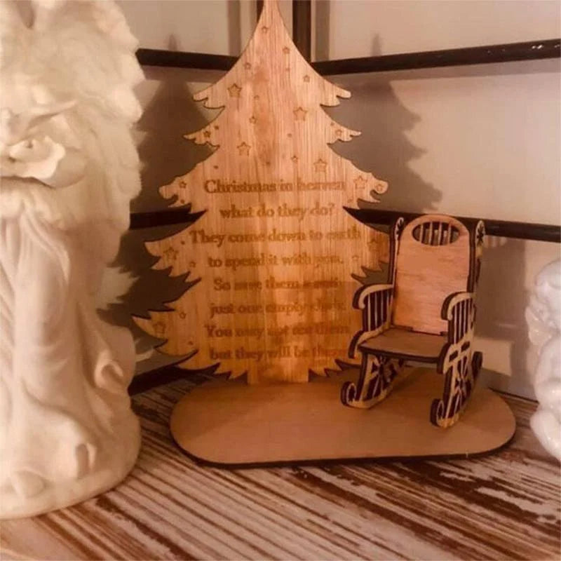 Royaleva Christmas Remembrance Ornament with Rocking Chair Design