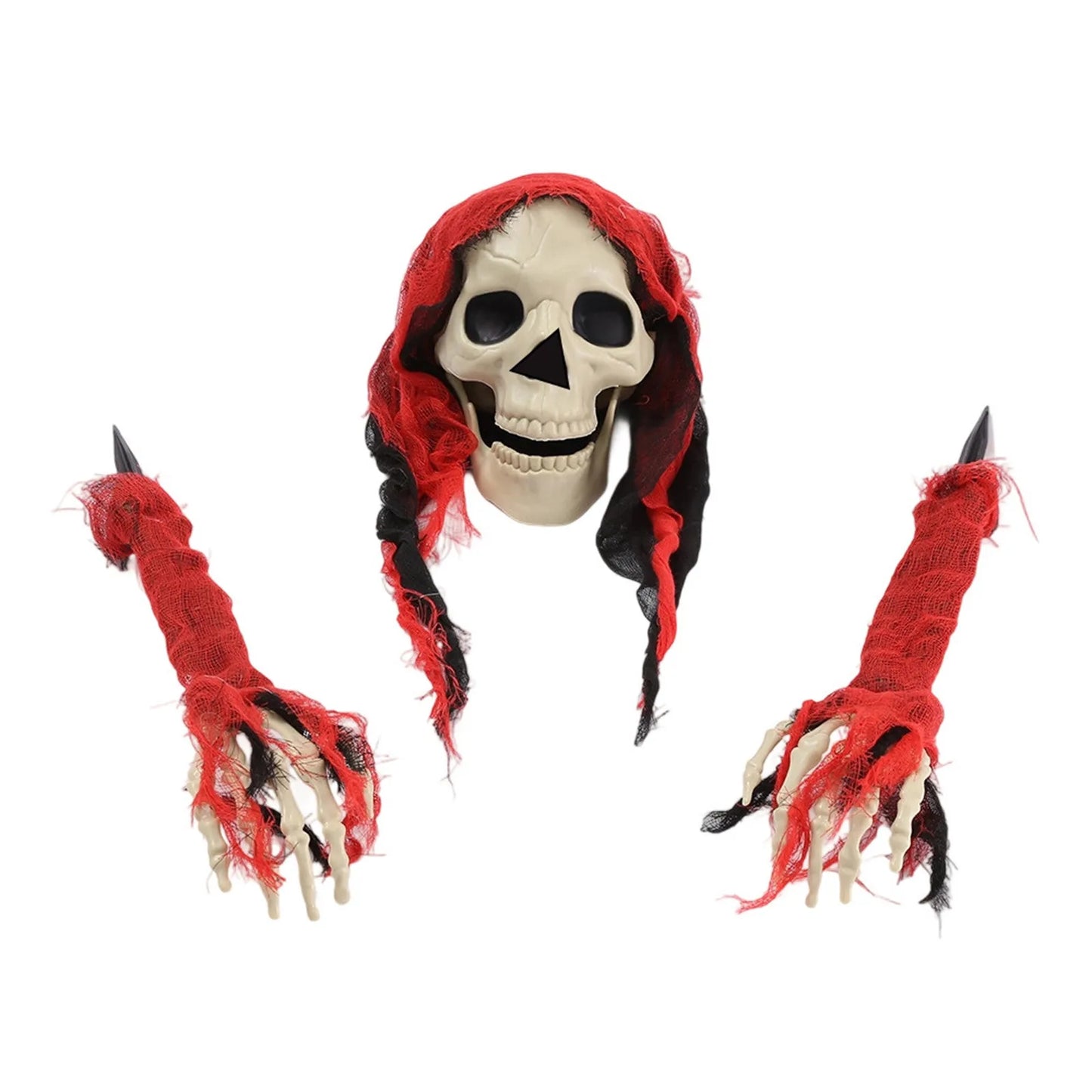 3PCS Halloween Ground Decorative Skull/ Ghost/ Head Crawling Ghost Crawling Trick Simulation Arm Skull Decoration, Gifts 6