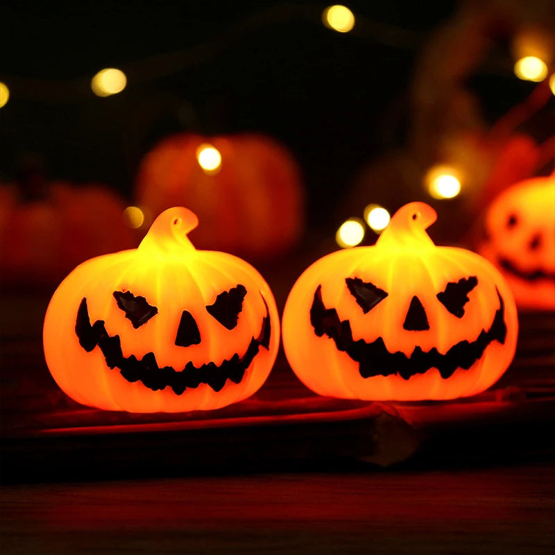 3Pack Fairy Light, LED Pumpkin Decorative Lights, Battery Operated Table Lamp, for Haunted House Cosplay Gift Party Decor 2