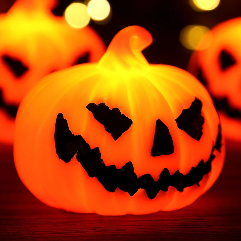 3Pack Fairy Light, LED Pumpkin Decorative Lights, Battery Operated Table Lamp, for Haunted House Cosplay Gift Party Decor 4