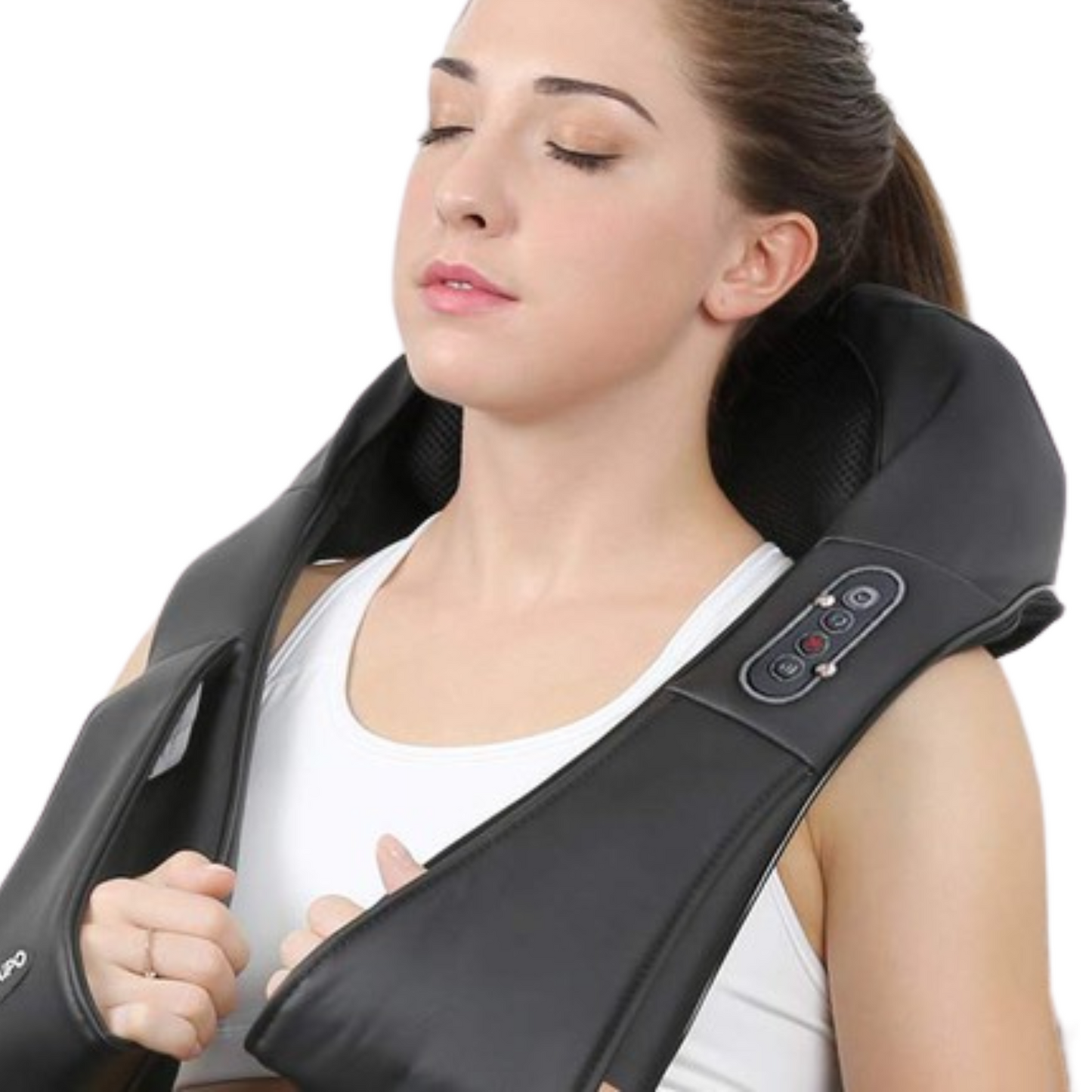 Luxora Heated Shiatsu Neck And Shoulder Deep Tissue Massager