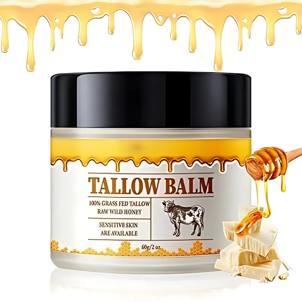 RoyaleGlow Hydrating Beef Tallow Honey Moisturizer Face & Body Balm