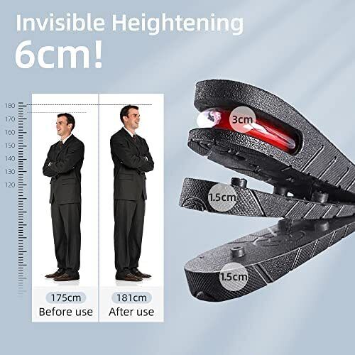 RoyaleGlow The Shoe Lifts - Best Height Increase Insoles