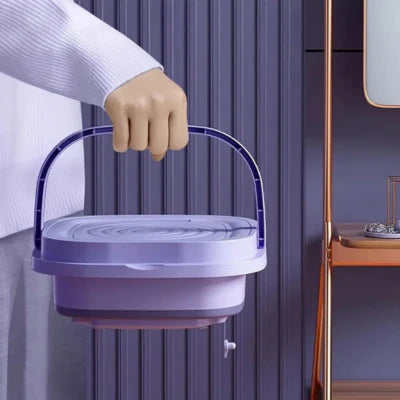 Royaleva Foldable Portable Washing Machine with Spin Dryer Mini Clothes Washer