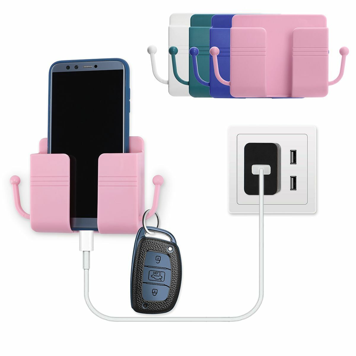 Luxora Wall Mounted Storage Holder for Home Organization
