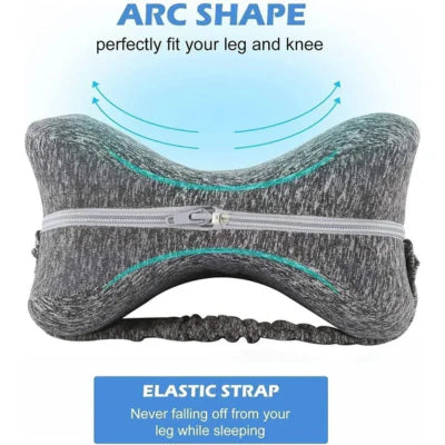 RoyaleGlow Orthopedic Memory Cotton Leg Pillow for Comfort