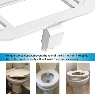 RoyaleGlow Ultra-Thin Bidet Attachment for Toilet