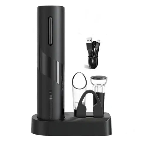 Royallure Rechargeable Electric Wine Bottle Opener Set with Vacuum Sealer