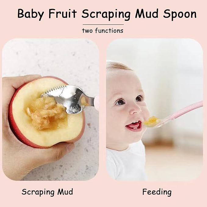 Luxora Double Head Baby Silicone Food Spoon for Easy Feeding
