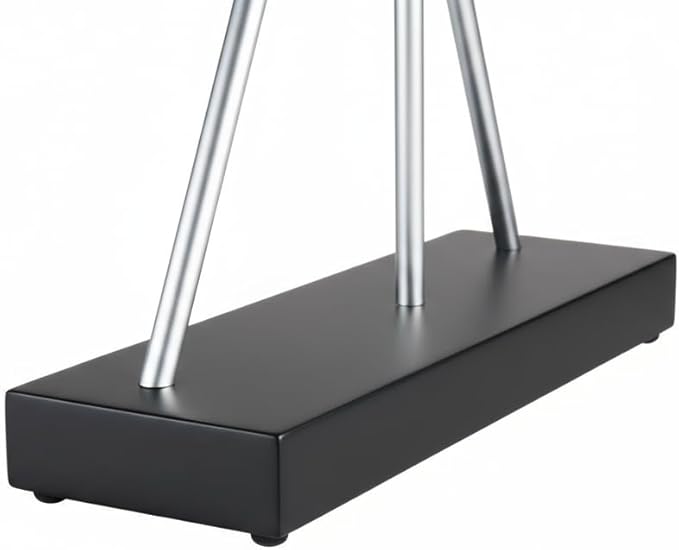 Royelux Aluminum Kinetic Desk Sculpture - Perpetual Motion Art with Wood Base
