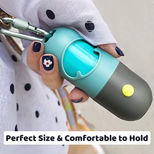 Luxora Poop Pickup Bag Holder with LED Light and Mounts