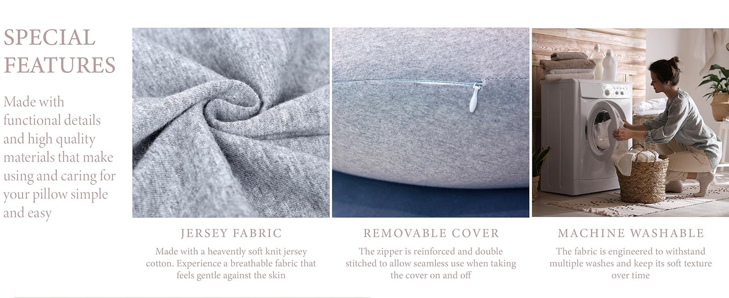 Luxora C Shaped Full Body Pregnancy Pillow for Comfort