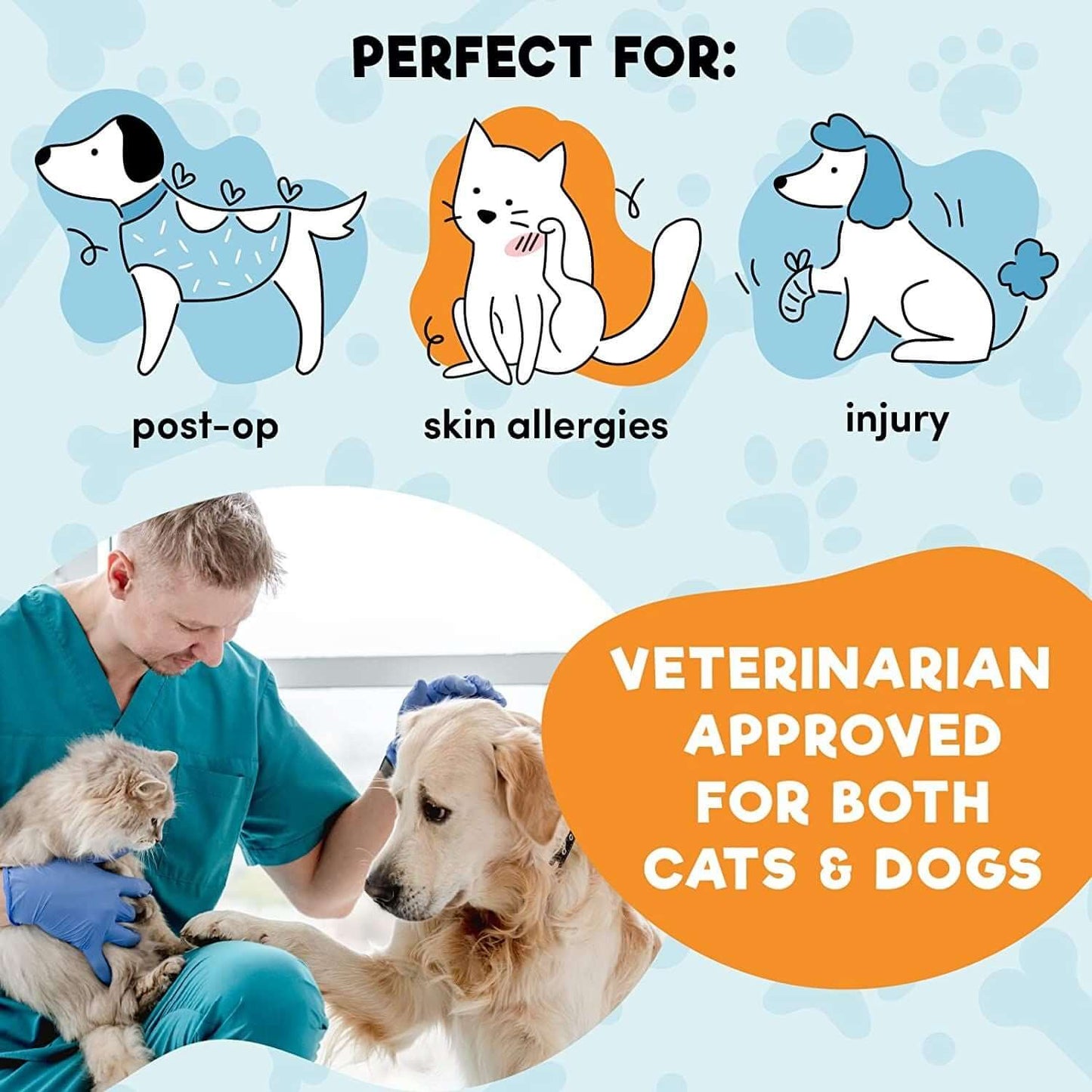 Royallure Inflatable Dog Recovery Collar – Soft Donut Design, Comfortable & Flexible