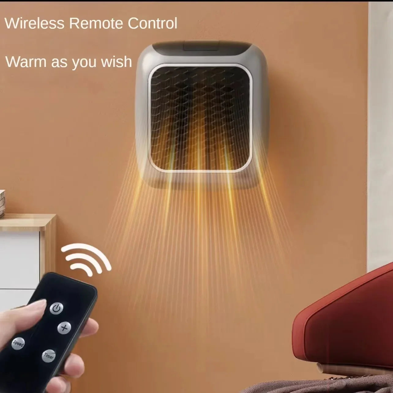 Luxora Electric Portable Mini Heater for Cozy Indoor Comfort