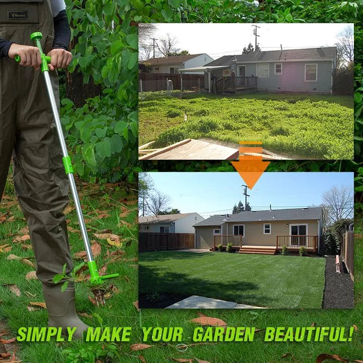 Royaleva Long Handle Standing Weed Puller for Easy Weeding