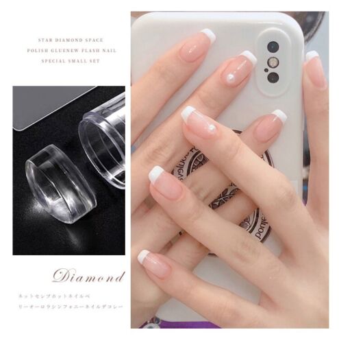 Luxora Silicone Transparent Nail Stamper with Scraper Set