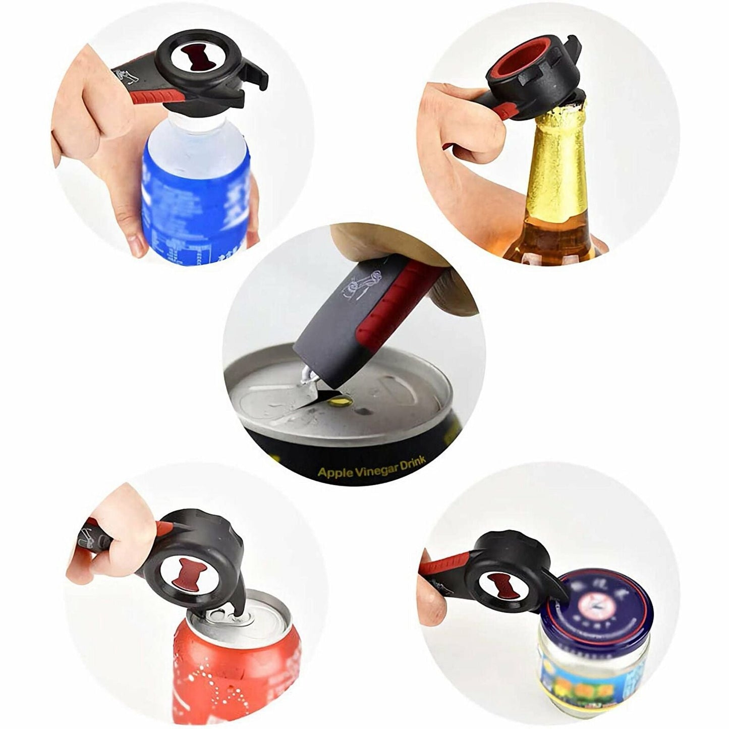 RoyaleGlow 6 in 1 Multi Opener for Easy Kitchen Access
